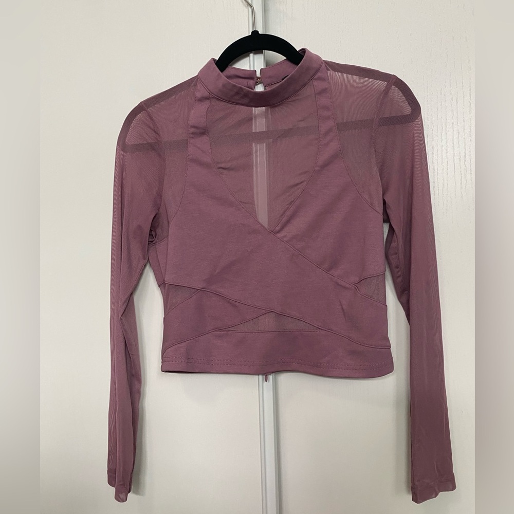 Milk & Honey top purple